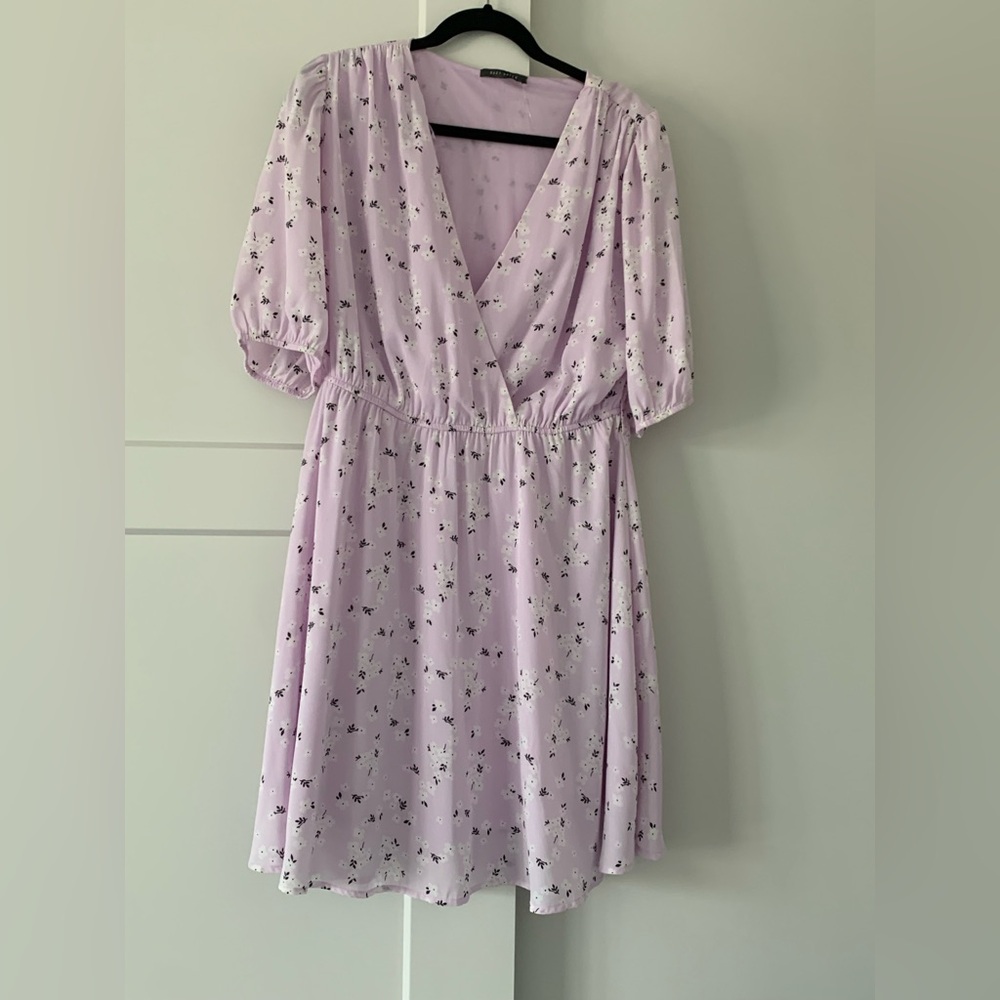 Floral Lavender Dress Suzy Shier